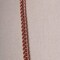 1 Yard 12mm Rose Gold Glossy Finish Metal Chain Trim for Jewelry and Bag Straps